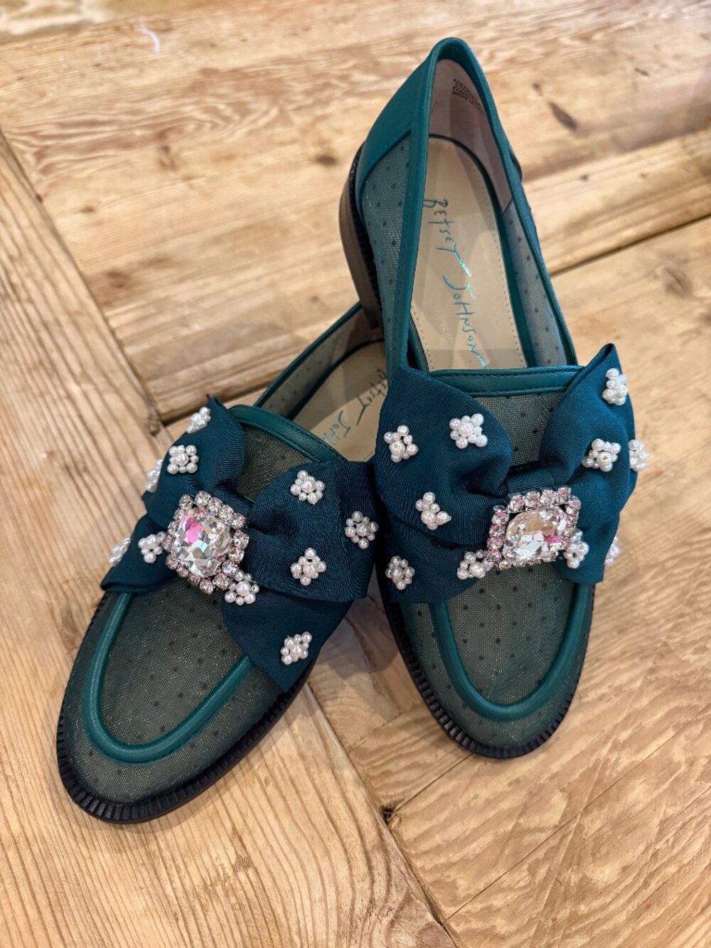 Betsey Johnson Seth Pointed Toe Mesh Flat Size 6 - Picture 3 of 4